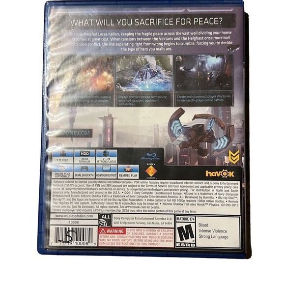 PS4‎ "Killzone Shadow Fall" Video Game - Picture 4 of 4
